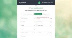 Desktop Screenshot of kylim.com